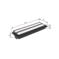 BOSCH F 026 400 232 Luftfilter