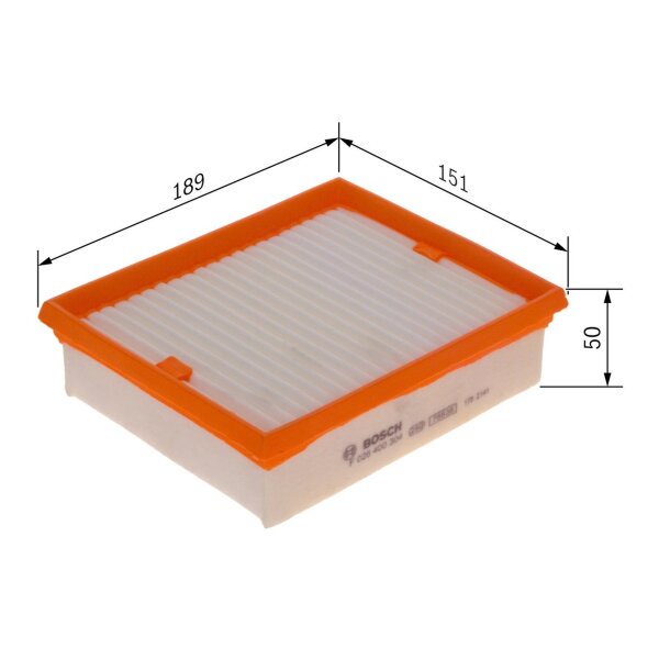 BOSCH F 026 400 304 Luftfilter