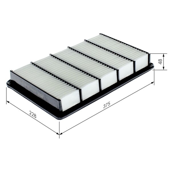 BOSCH F 026 400 362 Luftfilter