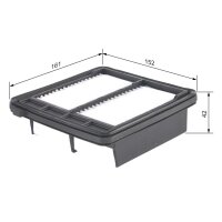BOSCH F 026 400 363 Luftfilter