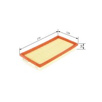 BOSCH F 026 400 378 Luftfilter