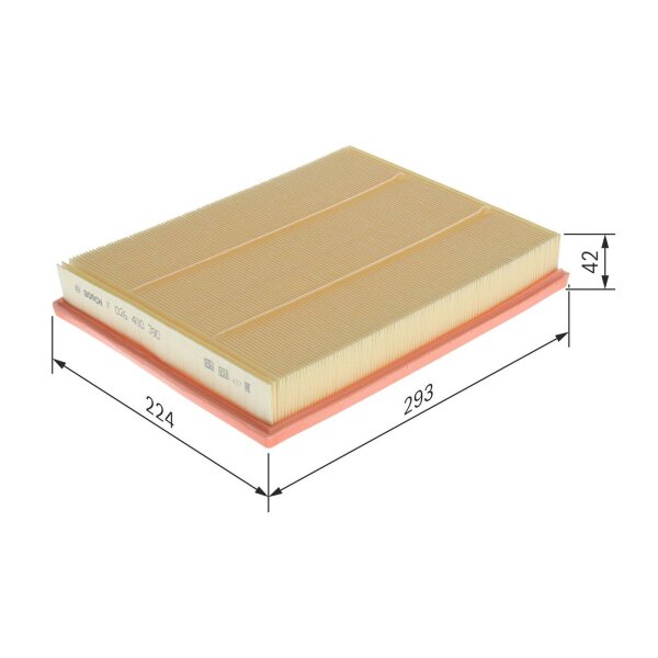 BOSCH F 026 400 390 Luftfilter