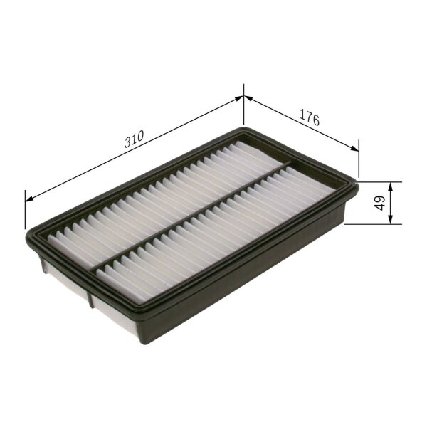 BOSCH F 026 400 495 Luftfilter