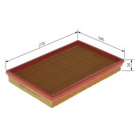 BOSCH F 026 400 574 Luftfilter
