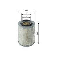 BOSCH F 026 400 761 Luftfilter