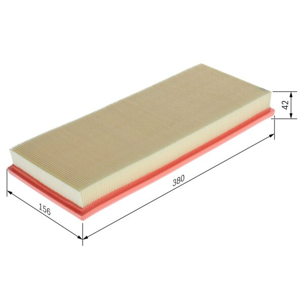 BOSCH F 026 400 791 Luftfilter