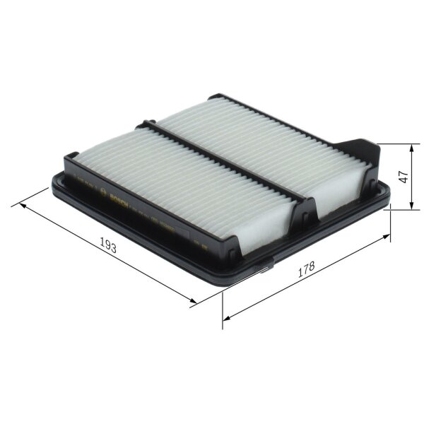 BOSCH F 026 400 811 Luftfilter