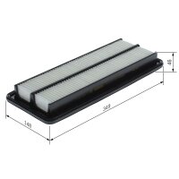 BOSCH F 026 400 812 Luftfilter