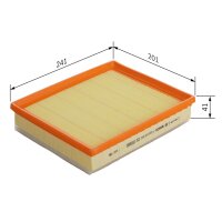 BOSCH F 026 400 852 Luftfilter