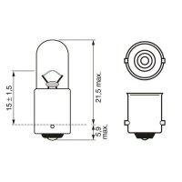 BOSCH 1 987 302 539 Glühlampe