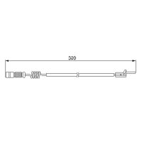 BOSCH 1 987 474 964 Warnkontakt, Bremsbelagverschleiß