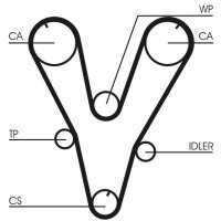 CONTINENTAL CTAM CT1085 Zahnriemen