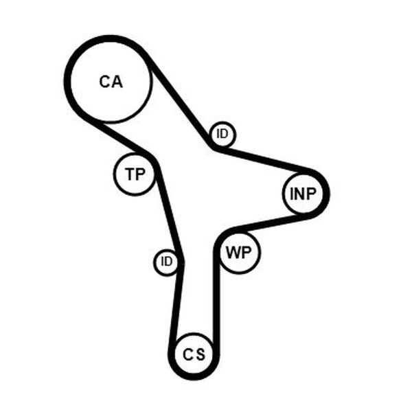 CONTINENTAL CTAM CT1176 Zahnriemen