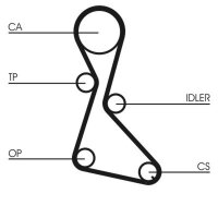 CONTINENTAL CTAM CT684 Zahnriemen
