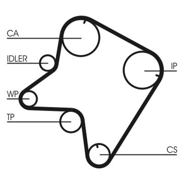 CONTINENTAL CTAM CT762 Zahnriemen