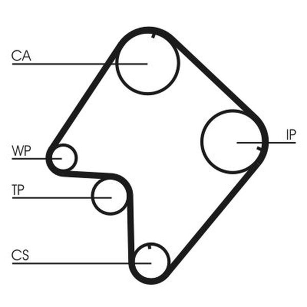 CONTINENTAL CTAM CT832 Zahnriemen