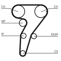 CONTINENTAL CTAM CT947 Zahnriemen