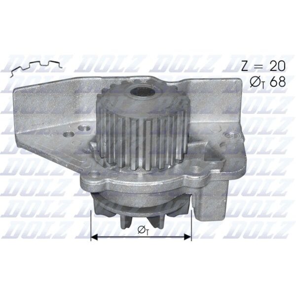 DOLZ C118 Wasserpumpe, Motorkühlung
