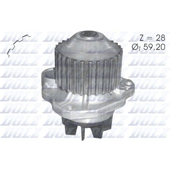 DOLZ C123 Wasserpumpe, Motorkühlung