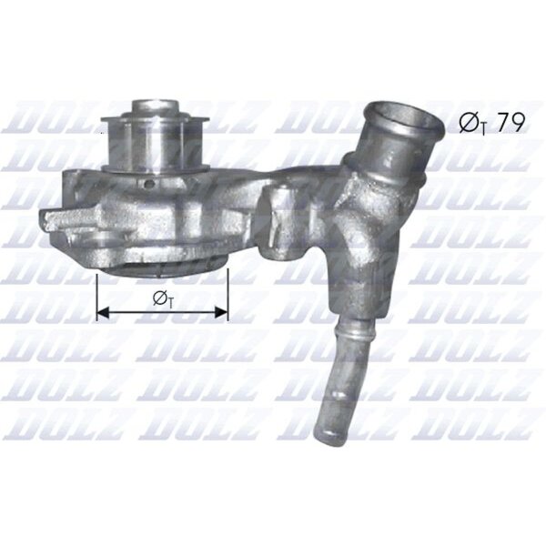 DOLZ F166 Wasserpumpe, Motorkühlung