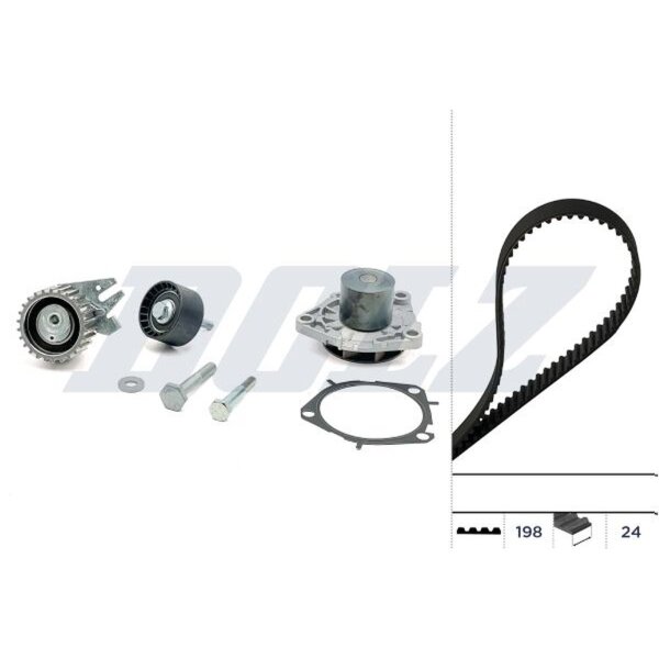 DOLZ KD084 Wasserpumpe + Zahnriemensatz