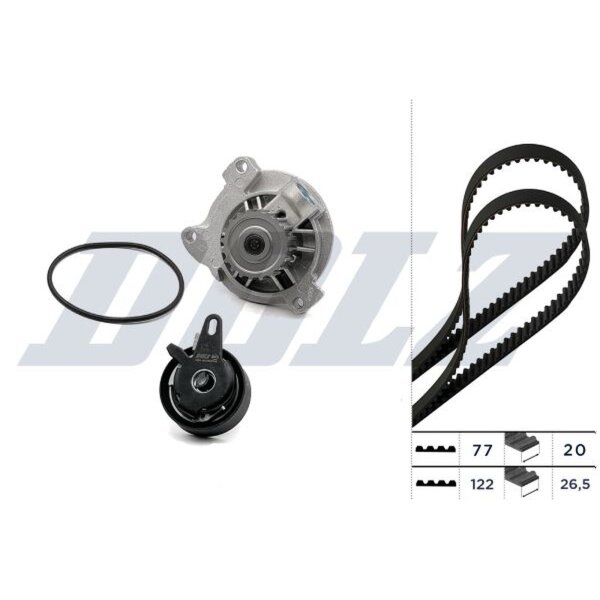 DOLZ KD087 Wasserpumpe + Zahnriemensatz