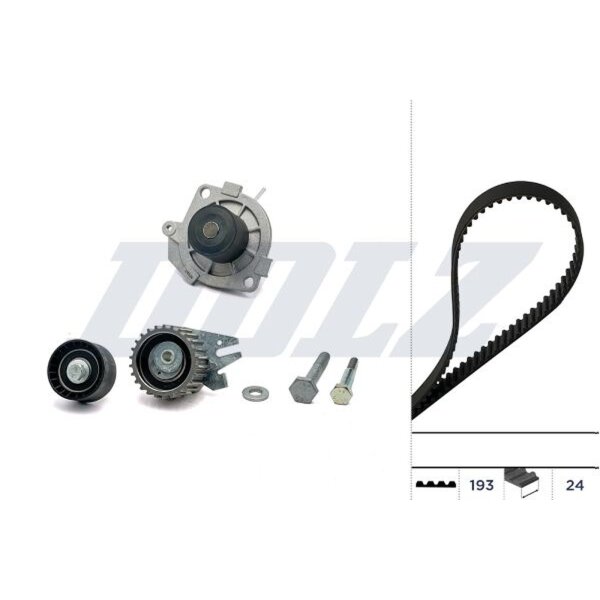 DOLZ KD114 Wasserpumpe + Zahnriemensatz