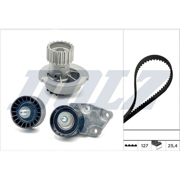 DOLZ KD144 Wasserpumpe + Zahnriemensatz