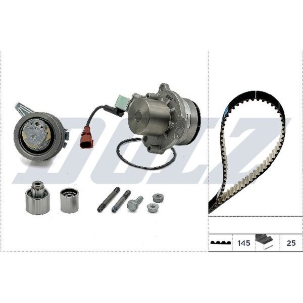 DOLZ KD153V Wasserpumpe + Zahnriemensatz