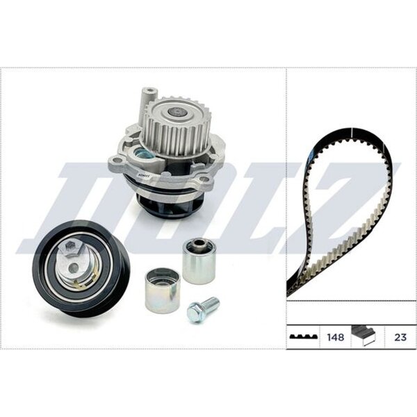DOLZ KD166 Wasserpumpe + Zahnriemensatz