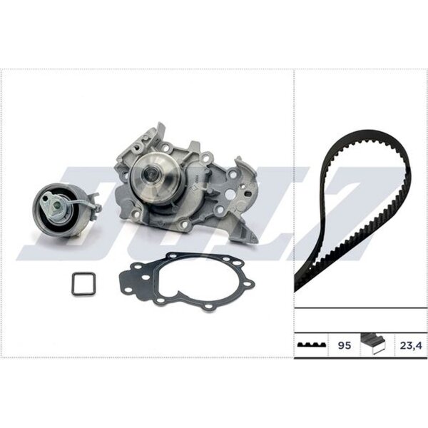 DOLZ KD229 Wasserpumpe + Zahnriemensatz