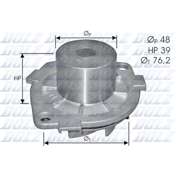 DOLZ S214 Wasserpumpe, Motorkühlung