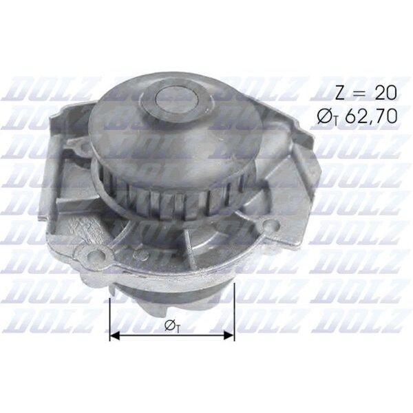 DOLZ S361 Wasserpumpe, Motorkühlung