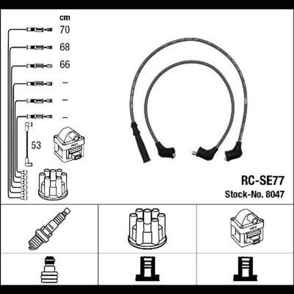 NGK 8047 Zündleitungssatz