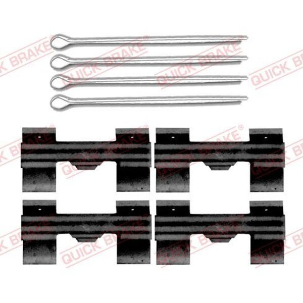 QUICK BRAKE 109-0009 Zubehörsatz, Scheibenbremsbelag