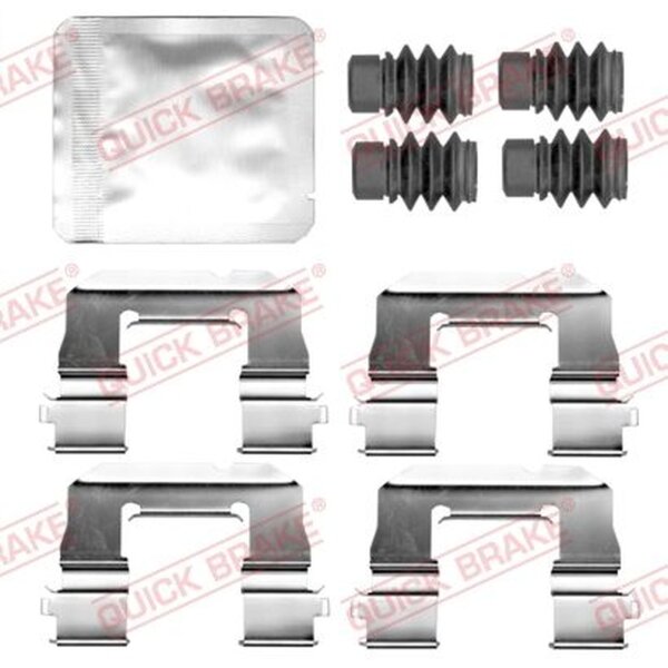QUICK BRAKE 109-0157 Zubehörsatz, Scheibenbremsbelag
