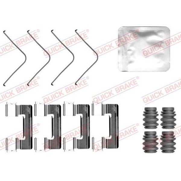 QUICK BRAKE 109-0163 Zubehörsatz, Scheibenbremsbelag