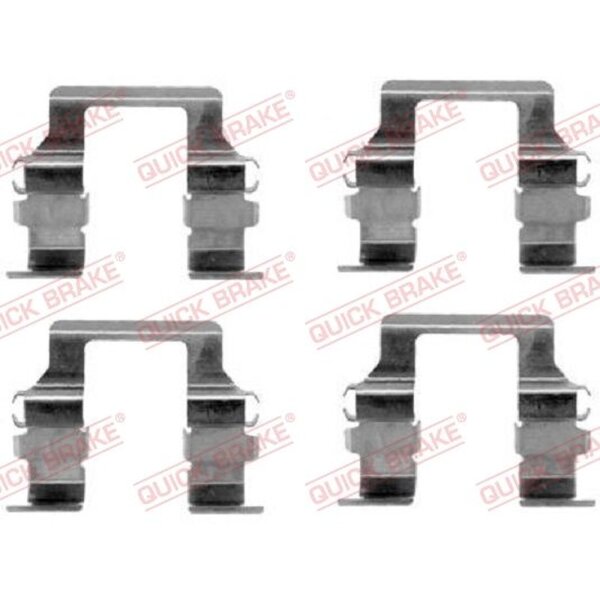 QUICK BRAKE 109-1164 Zubehörsatz, Scheibenbremsbelag