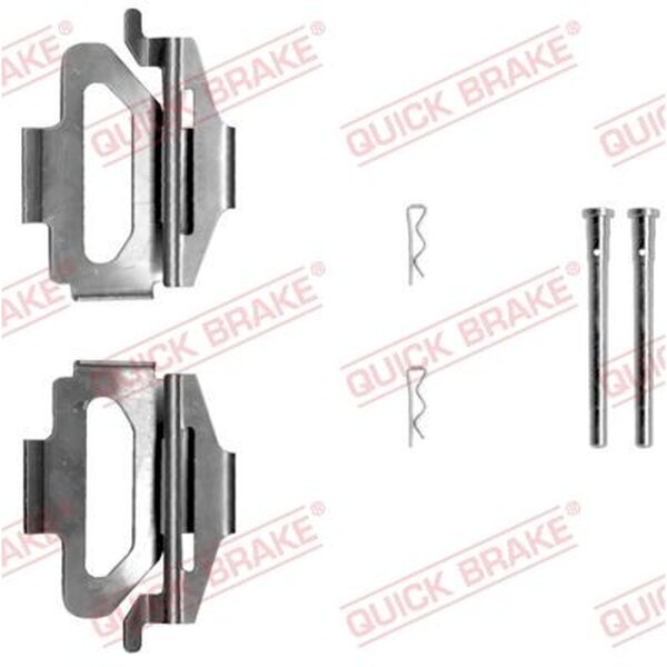 QUICK BRAKE 109-1225 Zubehörsatz, Scheibenbremsbelag