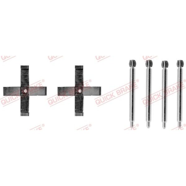 QUICK BRAKE 109-1271 Zubehörsatz, Scheibenbremsbelag
