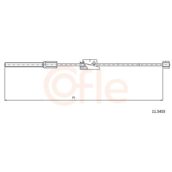 COFLE 11.5455 Seilzug, Feststellbremse