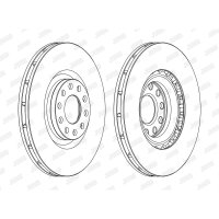 JURID 562205JC-1 Bremsscheibe