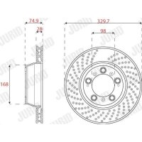 JURID 562590JC-1 Bremsscheibe
