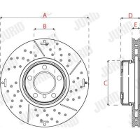 JURID 563200JVC-1 Bremsscheibe
