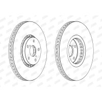 JURID 563239JC-1 Bremsscheibe