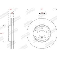 JURID 563283JC-1 Bremsscheibe