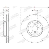 JURID 563284JC-1 Bremsscheibe