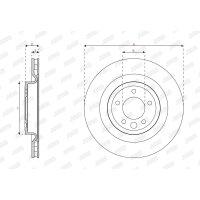 JURID 563399JC-1 Bremsscheibe