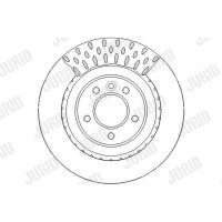 JURID 563399JC-1 Bremsscheibe