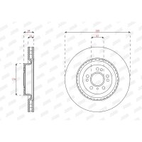 JURID 563482JC-1 Bremsscheibe